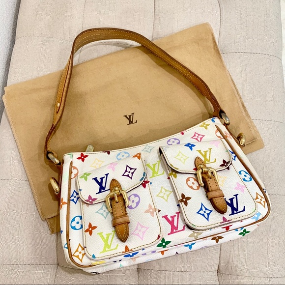SOLD- Louis Vuitton Lodge Pm White Monogram Bag - Picture 2 of 8